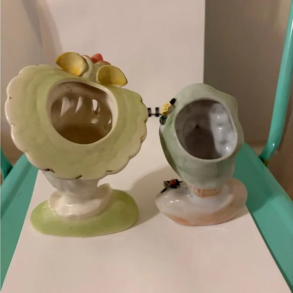Vintage Lady Head Vases-Set of 2 - Picture 3 of 7